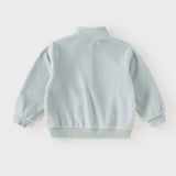 Dave&Bella Toddler Boys/Girls Multiple-Colors Micro Fleece Classic Quarter Zip Turtle Polos
