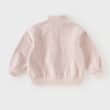 Dave&Bella Toddler Boys/Girls Multiple-Colors Micro Fleece Classic Quarter Zip Turtle Polos