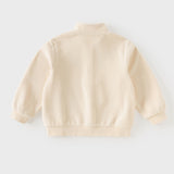 Dave&Bella Toddler Boys/Girls Multiple-Colors Micro Fleece Classic Quarter Zip Turtle Polos