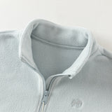 Dave&Bella Toddler Boys/Girls Multiple-Colors Micro Fleece Classic Quarter Zip Turtle Polos