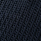 Dave&Bella Kid Girls Navy/Yellow/Pink Polo Collar Soft Cozy Knitted A‑Line Dress