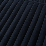 Dave&Bella Kid Girls Navy/Yellow/Pink Polo Collar Soft Cozy Knitted A‑Line Dress