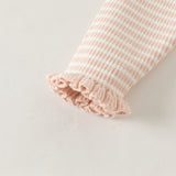 Dave&Bella Toddler Girls Pink/Gray Striped Turtle Sweet Comfortable Sweaters