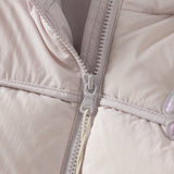 Dave&Bella Toddler Girls Light Purple/Black Hooded Simple Warm Puffer Down Coats