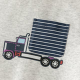 Dave&Bella Toddler Boys Gray Turtle Cute Car Print Cozy Soft Comfortable Sweatshirts
