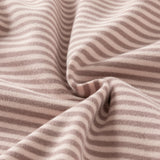 Dave&Bella Toddler Girls Pink/Gray/Beige Striped Turtle Fleece Versatile Essential T-shirts