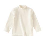 Dave&Bella Toddler Girls Pink/Gray/Beige Striped Turtle Fleece Versatile Essential T-shirts