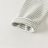 Dave&Bella Toddler Girls Pink/Gray/Beige Striped Turtle Fleece Versatile Essential T-shirts