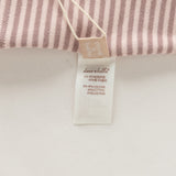 Dave&Bella Toddler Girls Pink/Gray/Beige Striped Turtle Fleece Versatile Essential T-shirts