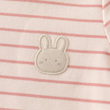 Dave&Bela Toddler Girls Pink/Beige Sweet Turtle Minimalist Versatile Soft Cozy T-shirts