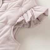 Dave&Bella Toddler Girls Purple Pink Outwear Lightweight Cozy Padded Vests