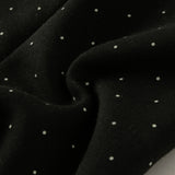 Dave&Bella Toddler Girls Light Grey/Black Dot Print Fleece-Line Versatile Leggings