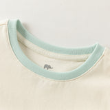 Dave&Bella Toddler Boys Blue/Green Cute Whale Print Soft Comfortable Pant Suits