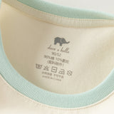 Dave&Bella Toddler Boys Blue/Green Cute Whale Print Soft Comfortable Pant Suits