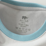 Dave&Bella Toddler Boys Blue/Green Cute Whale Print Soft Comfortable Pant Suits