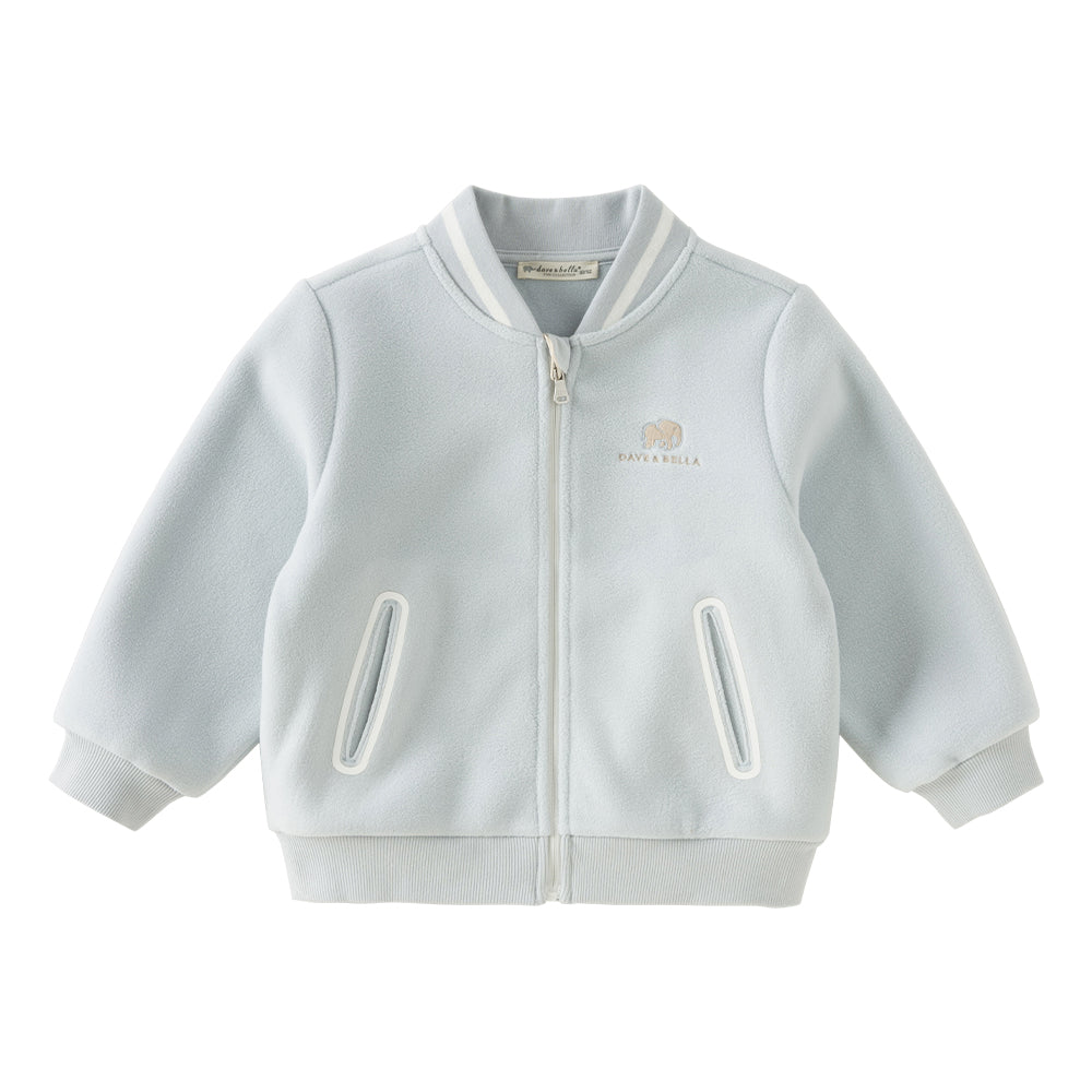 Dave&Bella Kid Boys/Girls Multiple Colors Polar Fleece Comfortable Cozy Simple Jackets