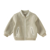 Dave&Bella Kid Boys/Girls Multiple Colors Polar Fleece Comfortable Cozy Simple Jackets
