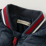 Dave&Bella Toddler Boys Navy Turtle Lightweight Duck Down Puffer Jackets