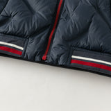 Dave&Bella Toddler Boys Navy Turtle Lightweight Duck Down Puffer Jackets