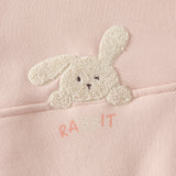 Dave&Bella Toddler Boys/Girls Yellow/Pink Hooded Cute Animal Print Fleece Soft Cozy Jackets