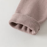 Dave&Bella Toddler Girls/Boys Khaki/Purple Pink Cute Animals Jacquard Soft Cozy Sweaters
