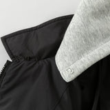 Dave&Bella Toddler Boys Black Classic Hooded Warm Comfortable Puffer Down Jackets