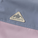 Dave&Bella Toddler Girls/Boys Green/Purple Hooded Windproof Fleece Jackets