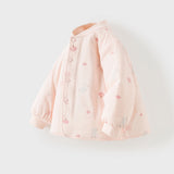 Dave&Bella Toddler Girls/Boys Pink/Blue Cute Print Turtle Outwear Padded Jackets