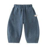 Dave&Bella Kid Boys/Girls Multiple-Colors Fleece-Line Warm Cozy Classic Jogger Pants