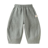Dave&Bella Kid Boys/Girls Multiple-Colors Fleece-Line Warm Cozy Classic Jogger Pants