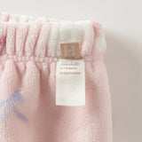 Dave&Bella Toddler Girls Pink Sweet Bow Tie Print Hooded Fleece Soft Cozy Skin-friendly Pajamas