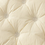 Dave&Bella Toddler Girls White A-line Turndown Collar Snowflake print Puffer Down Coats