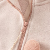 Dave&Bella Toddler Girls/Boys Pink/Green/Gray Cute Print Fleece Turtle Jackets