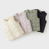 Dave&Bella Toddler Girls/Boys Multiple Colors Classic Simple Warm Comfortable Down Vests