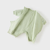 Dave&Bella Baby Girls/Boys Pink/Green Cute Print Warm Cozy Cotton Puffer Padded Rompers