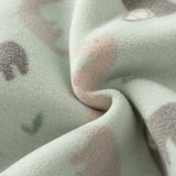 Dave&Bella Baby Girls/Boys Pink/Khaki/Green Hodde Cute Animals Print Warm Rompers