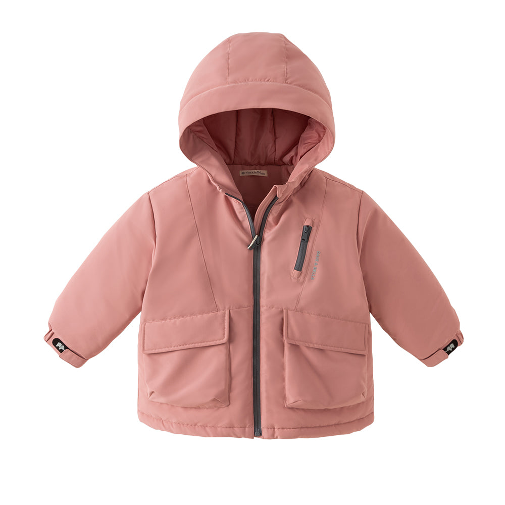 Dave&Bella Toddler Girls/Boys Multiple Colors Hooded Warm Soft Padded Puffer Jackets