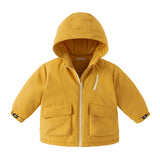 Dave&Bella Toddler Girls/Boys Multiple Colors Hooded Warm Soft Padded Puffer Jackets