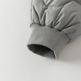 Dave&Bella Toddler Boys/Girls Light Grey/Dark Grey/Pink Windproof Thickened Warm Jogger Down Pants