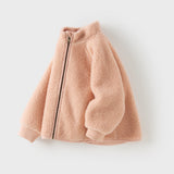 Dave&Bella Toddler Girls/Boys Multiple Colors Turtle Sherpa Padded Warm Jackets
