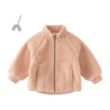 Dave&Bella Toddler Girls/Boys Multiple Colors Turtle Sherpa Padded Warm Jackets