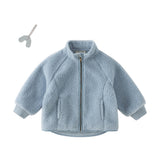 Dave&Bella Toddler Girls/Boys Multiple Colors Turtle Sherpa Padded Warm Jackets