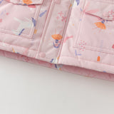 Dave&Bella Toddler Girls/Boys Multiple Colors Cute Print Hooded Windproof Waterproof Outdoor Jackets