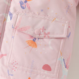Dave&Bella Toddler Girls/Boys Multiple Colors Cute Print Hooded Windproof Waterproof Outdoor Jackets