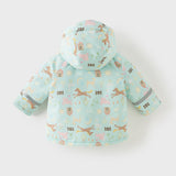 Dave&Bella Toddler Girls/Boys Multiple Colors Cute Print Hooded Windproof Waterproof Outdoor Jackets