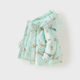 Dave&Bella Toddler Girls/Boys Multiple Colors Cute Print Hooded Windproof Waterproof Outdoor Jackets
