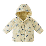 Dave&Bella Toddler Girls/Boys Multiple Colors Cute Print Hooded Windproof Waterproof Outdoor Jackets