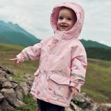 Dave&Bella Toddler Girls/Boys Multiple Colors Cute Print Hooded Windproof Waterproof Outdoor Jackets