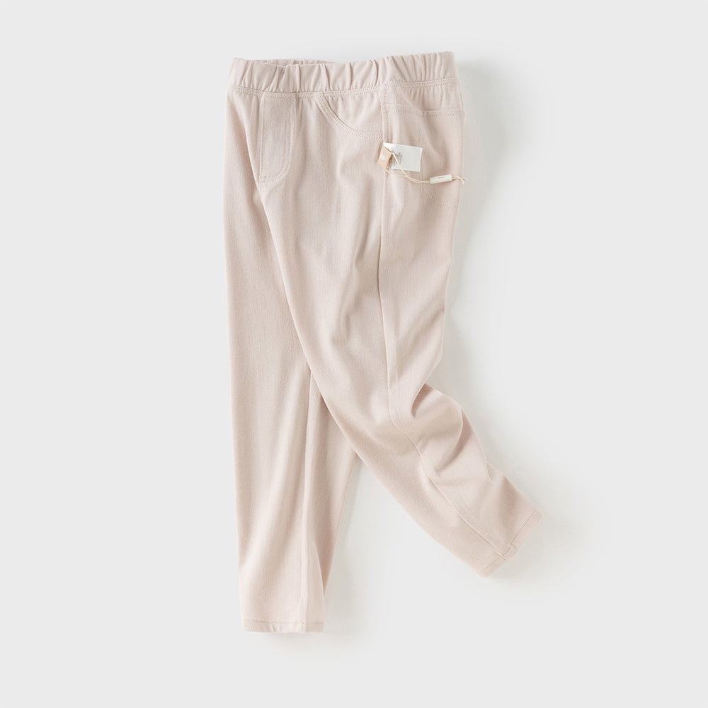 Dave&Bella Kids Girls Pink Casual Slim Leggings