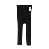 Dave&Bella Toddler Girls Multi-Color Simple Versatile Breathable Slim Leggings